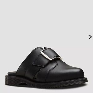 Dr Martens Nyro Leather Mule with Buckles